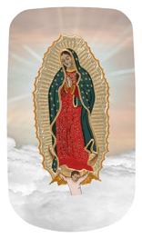 DAROYAL-110-BZ Lady of Guadalupe Clouds Bronze